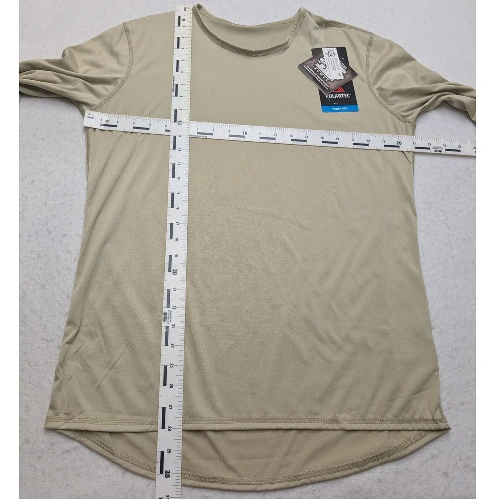 NWT ADS US Army ECWCS Gen III Level 1 Undershirt Men Medium Regular Tan Polartec